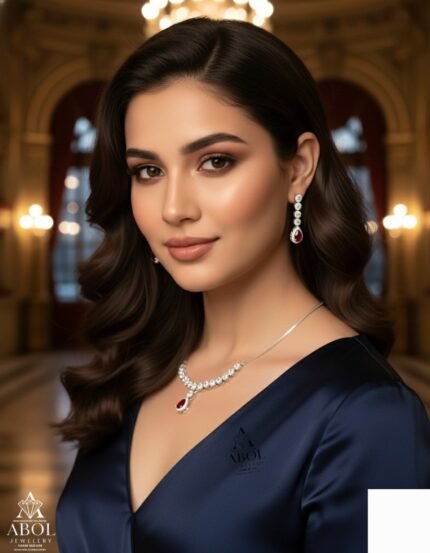 Red Drop pendant set