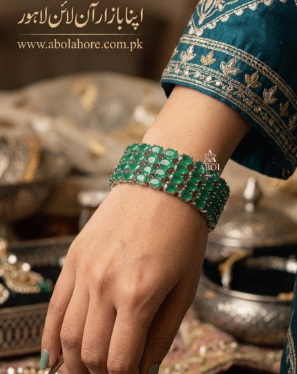 Green One-Carat Bangles 2.6